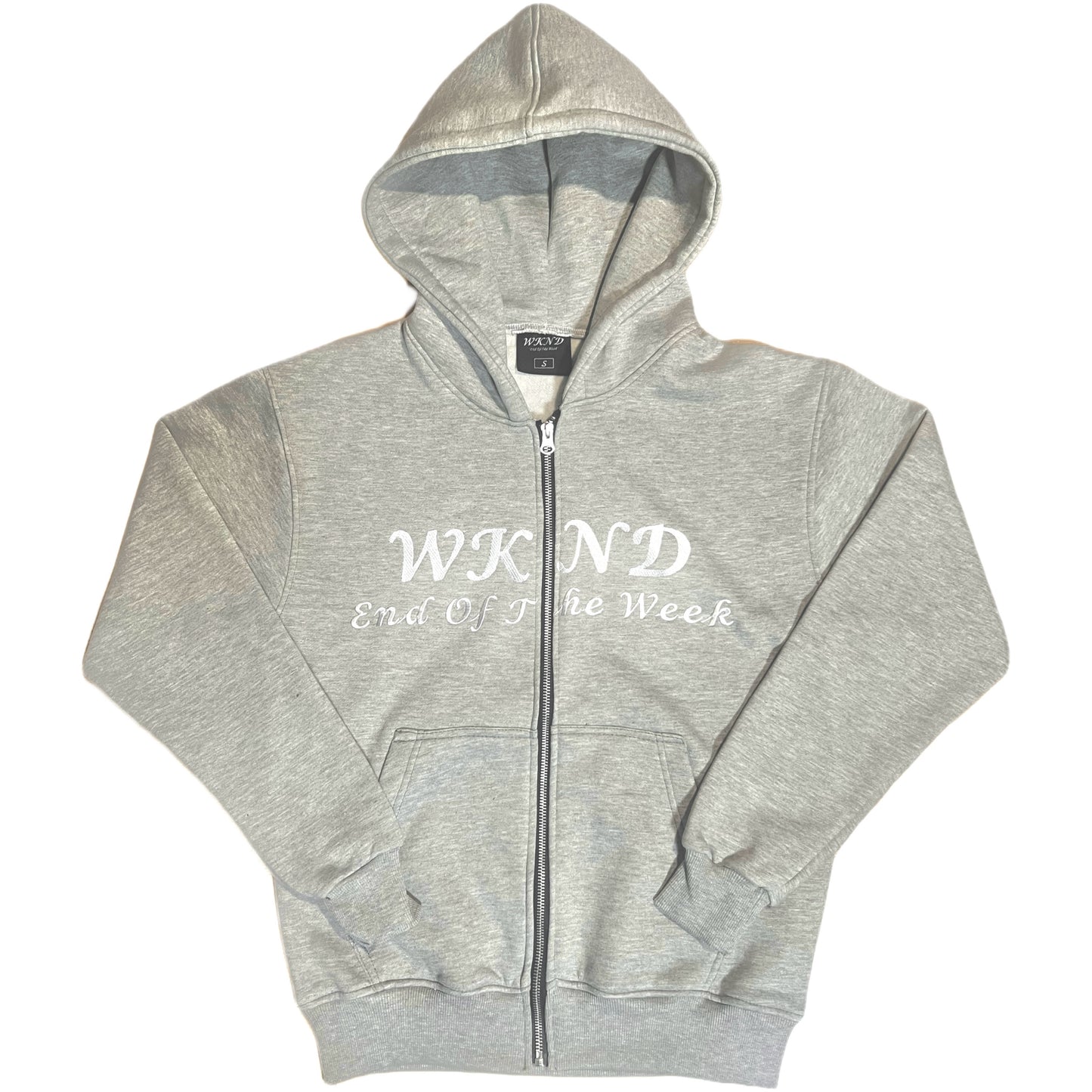 WKND ZIP UP GREY