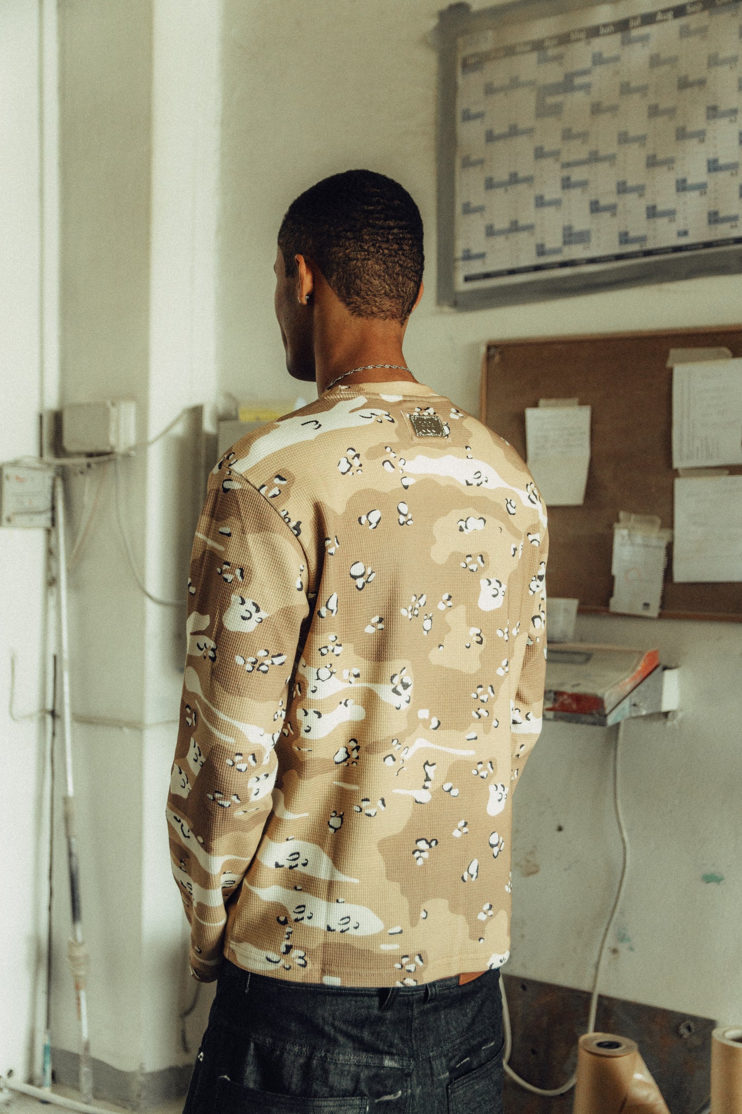 DESSERT CAMO WAFFLE LONGSLEEVE