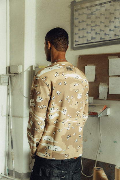 DESSERT CAMO WAFFLE LONGSLEEVE